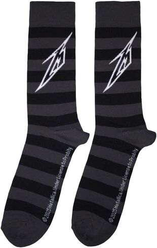 Rock Off officially licensed products Metallica Lightning M Band Logo Ankle Socks Size One Size in Saudi Arabia