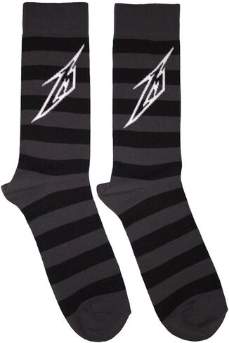 Rock Off officially licensed products Metallica Lightning M Band Logo Ankle Socks Size One Size in Saudi Arabia