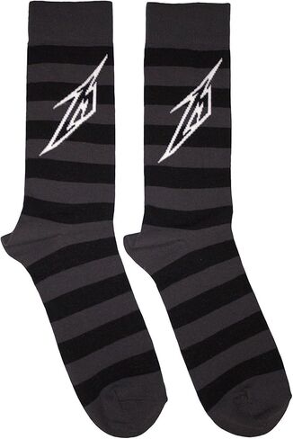 Rock Off officially licensed products Metallica Lightning M Band Logo Ankle Socks Size One Size in Saudi Arabia
