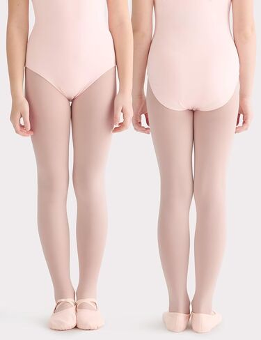 3 Pack Girls' 50D Ultra Soft Ballet Tights, Stretchy Opaque Footed Dance Stocking for Toddlers & Kids in Kuwait