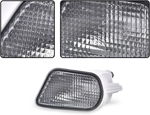 G-PLUS Side Marker Corner Parking Lights Turn Signals Compatible with 1998-2002 Pontiac Firebird Trans Am 10301404 10301405 GM2520177 GM2521177 (Smoky) in Saudi Arabia
