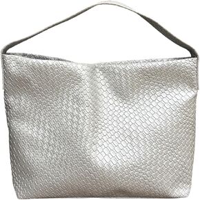 حقيبة حمل منسوجة من ENBEI للنساء حقيبة كتف كبيرة مقاومة للماء، حقيبة يد مع زر، حقيبة شاطئ حقيبة سفر للتسوق، الشاطئ | مقاوم للماء، كبير، متعدد الاستخدامات in Kuwait