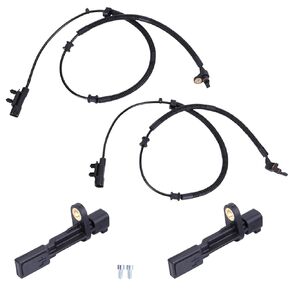 4Pcs ABS Wheel Speed Sensors Front Rear Wheel Compatible for Dodge Nitro 2007-2011 for Jeep Liberty 2008-2012/WRANGLER 2007-2017 Replaces 68004019AA 52125003AB Right Left Front Wheel Sensor in Kuwait
