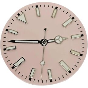 29mm 369 Watch Dial and Hands Set, Green Luminous Pink Watch Face for NH35 NH36 8215 2813 Movements, DIY Modification Accessories in Kuwait