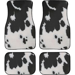 Brown Leopard Print Car Floor Mats Carpet Universal Abstract Cheetah Pattern Wild Animal Skin Texture Floor Mats for Cars Vehicle Front Rear Foot Rugs Cute Car Accessories for Trucks in Saudi Arabia