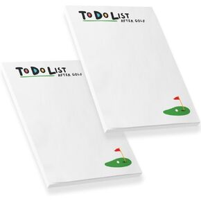 Simple Personalized. Funny Post-it Notes® “to Do After Golf" | Hilarious Golf Gift | Father's Day | Mother's Day | Golf Lovers | Office Humor | 4x6 Inches | 50 Sheets (with Lines) in Saudi Arabia