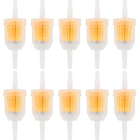 10 PCS Gas Inline Fuel Filters, 1/4 Inch x 5/16 Inch Universal Gas Fuel Filter Replacement for Cars, Motorcycles, Trucks And Gasoline Powered Engines(Plastic) in Kuwait