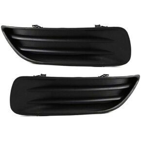 Set of 2 Front Bumper Fog Light Covers for Toyota for Corolla CE/LE/S 2003-2004 Black Textured TO1039103 5212802060 in Kuwait