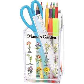 Pen Holder for Desk Clear Makeup Brush Holder for Vanity, Acrylic Pencil Organizer Cute Pencil Cup Desk Pen Organizer, Funny Office Desk Decor for Women Men Coworkers Boss in Kuwait