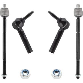 4Pcs Front Inner Outer Tie Rods End Links Left Driver & Right Passenger Fit For Chrysler Town & Country For Chrysler Voyager For Dodge Caravan For Dodge Grand Caravan 2001-2007 EV405 ES3537 in Kuwait