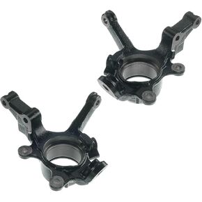 2 قطعة مجموعة مفصل التوجيه التعليق الأمامي الأيسر الأيمن الصلب الأسود مع ثقب ABS in Kuwait