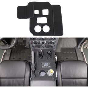 Car Center Console Panel Cover Trim Compatible with INEOS Grenadier Accessories 2020-2024 2025, Nubuck Leather Gear Shift Cup Holder Panel Trim Cover Anti-Scratch Panel Protection Interior in Kuwait