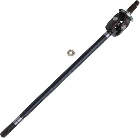 محور ديترويت - 4WD أمامي 12 قطعة مجموعة تعليق المحاور U-Joint لـ 03-08 Dodge Ram 2500 3500، محاور U-Joint وصلات كروية خارجية وقضبان ربط داخلية ضبط الأكمام 2003 2004 2005 2006 2007 2008 استبدال in Saudi Arabia