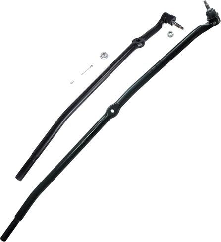محور ديترويت - 4WD أمامي 12 قطعة مجموعة تعليق المحاور U-Joint لـ 03-08 Dodge Ram 2500 3500، محاور U-Joint وصلات كروية خارجية وقضبان ربط داخلية ضبط الأكمام 2003 2004 2005 2006 2007 2008 استبدال in Saudi Arabia
