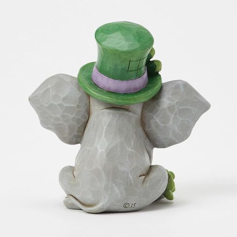Enesco Jim Shore Heartwood Creek Irish Elephant with Clovers Figurine, 4.75 Inch, Multicolor in Saudi Arabia