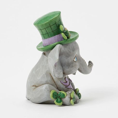 Enesco Jim Shore Heartwood Creek Irish Elephant with Clovers Figurine, 4.75 Inch, Multicolor in Saudi Arabia