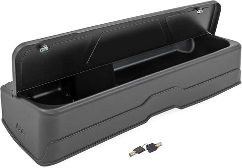 Rough Country Under Seat Storage for 19-24 1500 | 20-24 2500HD/3500HD - RC09061, Black in Saudi Arabia