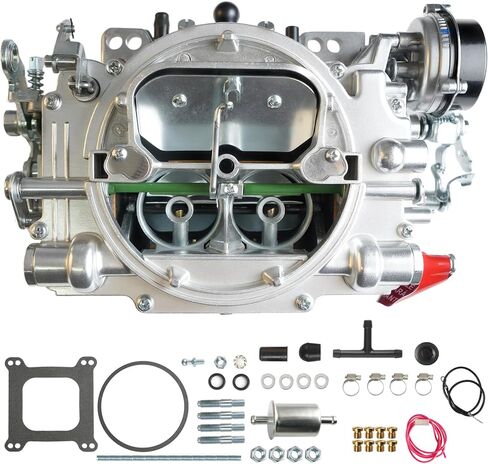 1411 Carburetor 750 Cfm 4 Barrel Square Bore Air Valve Secondary Electric Choke Replacement For Edelbrock Performer Series in Saudi Arabia