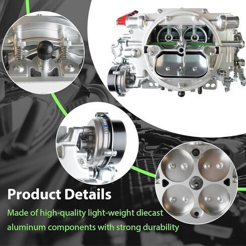 1411 Carburetor 750 Cfm 4 Barrel Square Bore Air Valve Secondary Electric Choke Replacement For Edelbrock Performer Series in Saudi Arabia