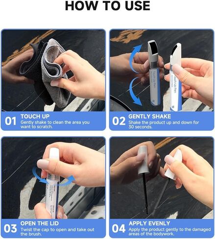 Touch Up Paint Compatible with Tesla,2 in 1 Exact Match–Chips and Nicks Touch Up Paint (Deep Blue Metallic (PPSB)) in Saudi Arabia