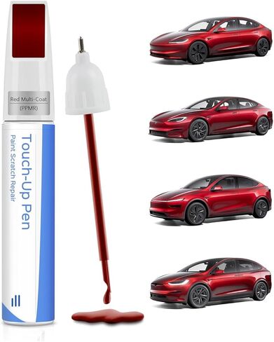 Touch Up Paint Compatible with Tesla,2 in 1 Exact Match–Chips and Nicks Touch Up Paint (Deep Blue Metallic (PPSB)) in Saudi Arabia