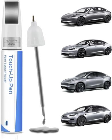 Touch Up Paint Compatible with Tesla,2 in 1 Exact Match–Chips and Nicks Touch Up Paint (Deep Blue Metallic (PPSB)) in Saudi Arabia