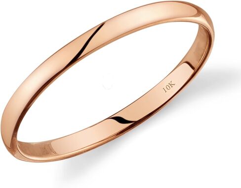 10k White Gold Light Comfort Fit 2mm Wedding Band Size 6.5 in Saudi Arabia