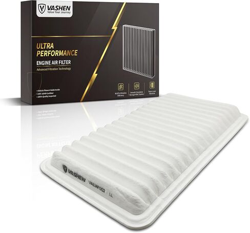 CA9360 Engine Air Filter, Fit for Toyota Camry 2002-2006, Camry Hybrid 2007-2011, Sienna 2004-2010, Highlander 2001-2007/2009-2013 - Replaces# 17801-0H010, 17801-0H020, 17801-20040 in Kuwait