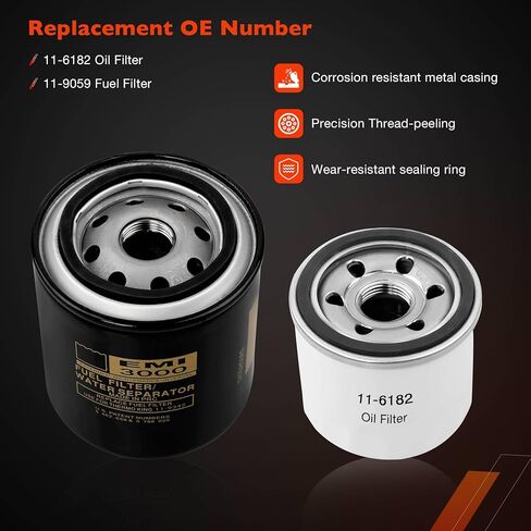 11-6182 11-9059 11-9342 مجموعة فلتر الزيت/الوقود/الهواء المتوافقة مع Thermo King Tripac APU أو Evolution in Saudi Arabia