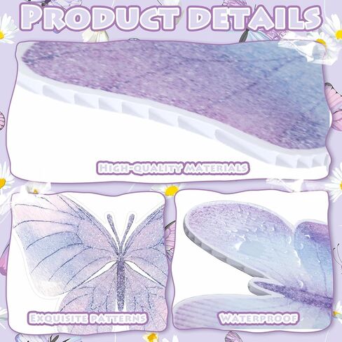 Novabright 22 Pcs Spring Tree Decorations Ornaments Easter Floral Butterfly Picks Spring Tree Topper Pink Purple Butterflies Cute Flower Picks for Trees Birthday Easter Party Decorations in Saudi Arabia