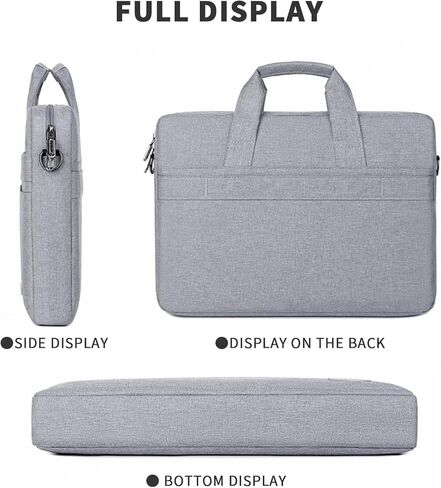 Laptop Bag Sleeve Case Shoulder Handbag Notebook Pouch Briefcases for 13 14 15 15.6 Inches (Color : Airbag-Pink, Size : 16.1in) in Saudi Arabia