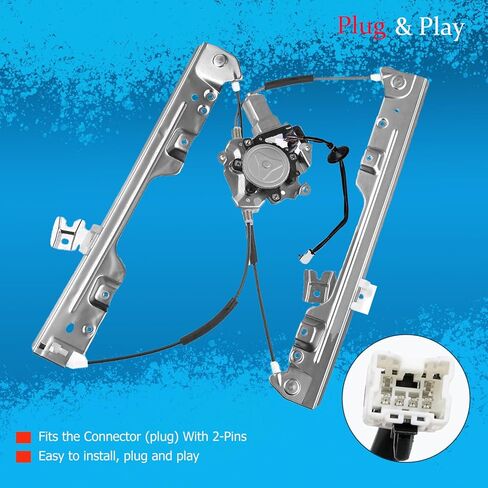 Front Left Driver Side Power Window Regulator and Motor Assembly 748-554 Compatible for 2003-2007 Nissan Murano in Kuwait