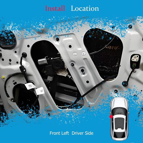 Front Left Driver Side Power Window Regulator and Motor Assembly 748-554 Compatible for 2003-2007 Nissan Murano in Kuwait