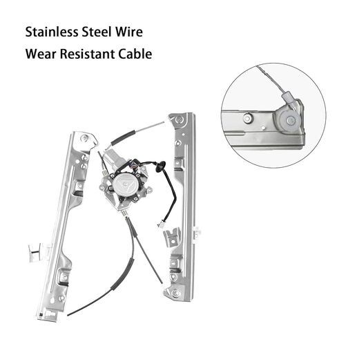 منظم نوافذ الطاقة لجانب السائق الأيسر الأمامي مع مجموعة محرك، لنيسان مورانو 2003-2007، بديل لـ 748-554 in Kuwait