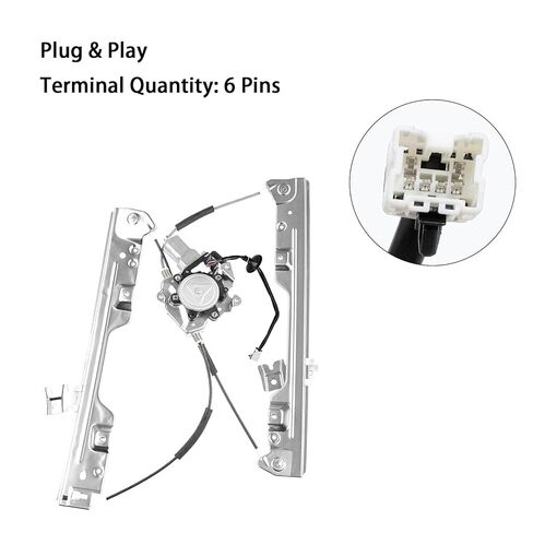 منظم نوافذ الطاقة لجانب السائق الأيسر الأمامي مع مجموعة محرك، لنيسان مورانو 2003-2007، بديل لـ 748-554 in Kuwait