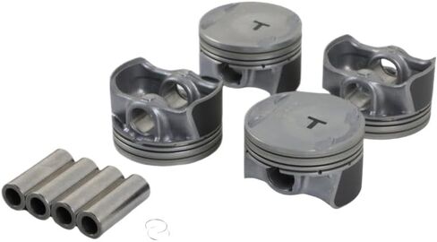 4-Piece Engine Piston Rings Set Compatible with 2009-2023 Sonata, 2011-2020 Optima and KX7 - Replaces 23410-2G401 in Kuwait