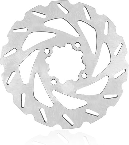 220MM Rear Brake Rotor Disc ATV Compatible with Yamaha Banshee 350, Blaster 200, Raptor 660R, Warrior 350 & Wolverine 350 | Replaces OEM 2XJ-25831-50-00, 2GU-25831-51-00 in Kuwait