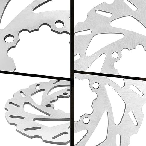 220MM Rear Brake Rotor Disc ATV Compatible with Yamaha Banshee 350, Blaster 200, Raptor 660R, Warrior 350 & Wolverine 350 | Replaces OEM 2XJ-25831-50-00, 2GU-25831-51-00 in Kuwait