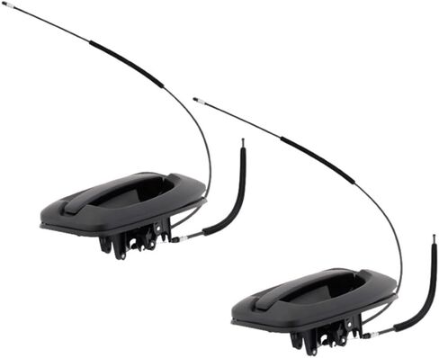 لـ Ram ProMaster 1500/2500/3500 2014-2021 مقبض الباب الخارجي للسائق أو جانب الركاب | قطعة واحدة | خلفي | باب منزلق جانبي | أسود محكم | مع 2 كابل | بديل لـ 5RK14JXWAB in Kuwait