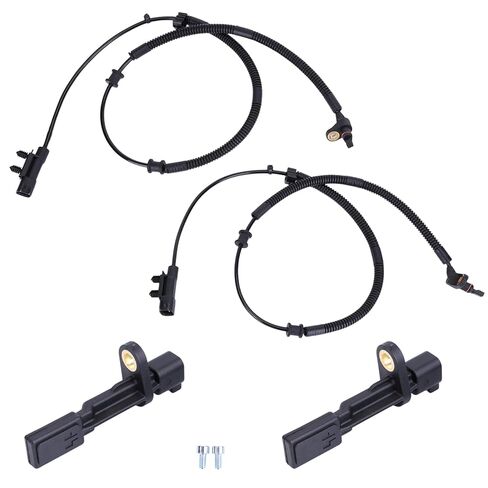 4Pcs ABS Wheel Speed Sensors Front Rear Wheel Compatible for Dodge Nitro 2007-2011 for Jeep Liberty 2008-2012/WRANGLER 2007-2017 Replaces 68004019AA 52125003AB Right Left Front Wheel Sensor in Kuwait