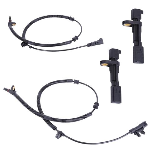 4Pcs ABS Wheel Speed Sensors Front Rear Wheel Compatible for Dodge Nitro 2007-2011 for Jeep Liberty 2008-2012/WRANGLER 2007-2017 Replaces 68004019AA 52125003AB Right Left Front Wheel Sensor in Kuwait