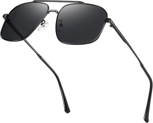 XXL Oversized Polarized Aviator Sunglasses for Big Heads Men - Extra Large Wide Frame (158mm) with UV400 Protection in Saudi Arabia