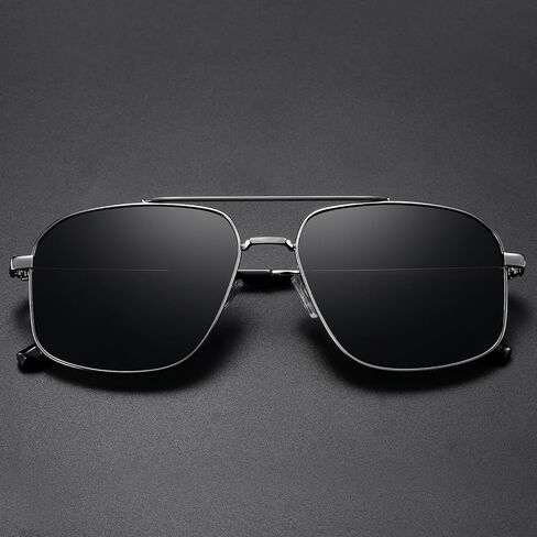 XXL Oversized Polarized Aviator Sunglasses for Big Heads Men - Extra Large Wide Frame (158mm) with UV400 Protection in Saudi Arabia