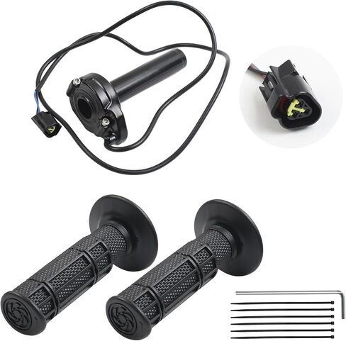 Electric Dirt Bike Full Twist Throttle Handle Kit, Replacement for Surron Light Bee X, Light Bee S and LBX, Segway X160 and X260, E-Ride Pro S (Black) in Kuwait