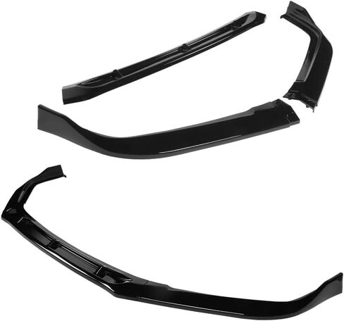 Front Bumper Lip Compatible with 2016-2017 for Honda for Accord Sedan EX/EX-L/LX/Sport/Touring 2017 for Honda for Accord Sedan SE/Sport Special Edition Glossy Black Front Lip in Kuwait