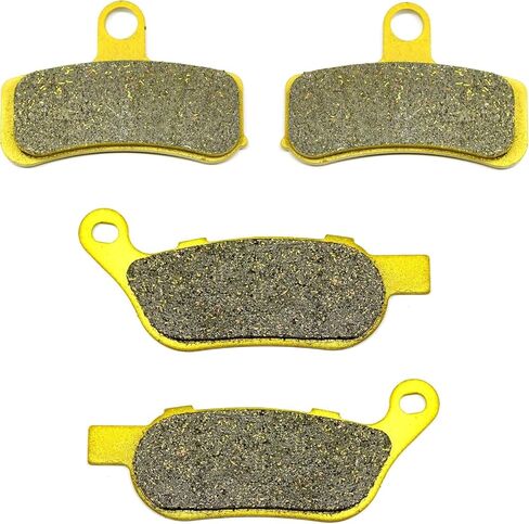 Front Rear Brake Pads for Harley Davidson FLSTF FLSTFB Fat Boy LO Special FXCW FXCWC Rocker C FXSTB Night Train FXS Blackline FXSB Breakout Brakes 2008 2009 2010 2011 2012 2013 2014 FA457 FA458 MC0498 in Saudi Arabia
