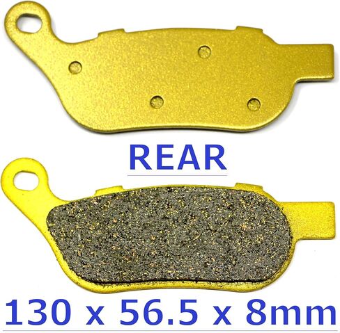Front Rear Brake Pads for Harley Davidson FLSTF FLSTFB Fat Boy LO Special FXCW FXCWC Rocker C FXSTB Night Train FXS Blackline FXSB Breakout Brakes 2008 2009 2010 2011 2012 2013 2014 FA457 FA458 MC0498 in Saudi Arabia