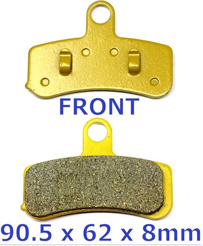 Front Rear Brake Pads for Harley Davidson FLSTF FLSTFB Fat Boy LO Special FXCW FXCWC Rocker C FXSTB Night Train FXS Blackline FXSB Breakout Brakes 2008 2009 2010 2011 2012 2013 2014 FA457 FA458 MC0498 in Saudi Arabia