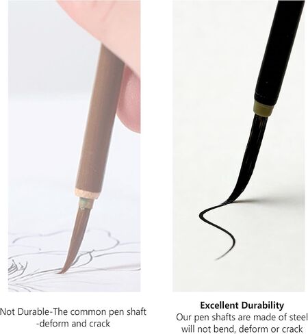 مجموعة 3 قطع من فرش الرسم الصيني لرسم خطوط طيور الزهور، جيدة الصنع وفعالة في أعمال الألوان المائية والخط، مناسبة للأوراق والمناظر الطبيعية in Kuwait