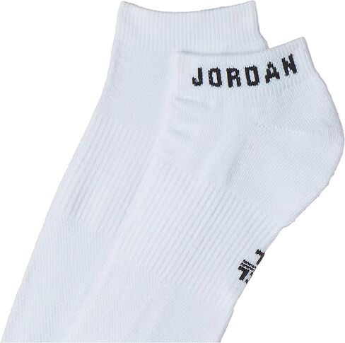 Men's Jordan White/Black Everyday Drive-Fit No-Show Socks - 3 Pairs (DX9656 100) - in Saudi Arabia